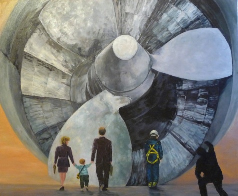 o.T 1, 100 x 120 cm, &ouml;l