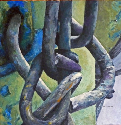 detail IV, der hydrant, 40x40, &ouml;l, 7-2015