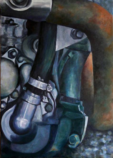 detail  MB 1, 70x50 cm, &ouml;l auf lw,2017