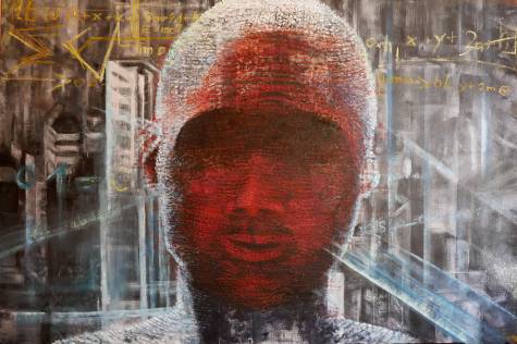 Matrix, 80x120cm, &ouml;l auf lw, 2018