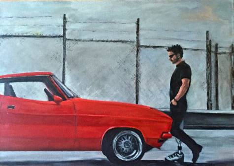 HOPE nr.6, 50x70 cm, &ouml;l auf lw,2019