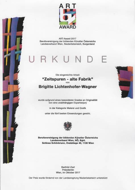 urkunde art award